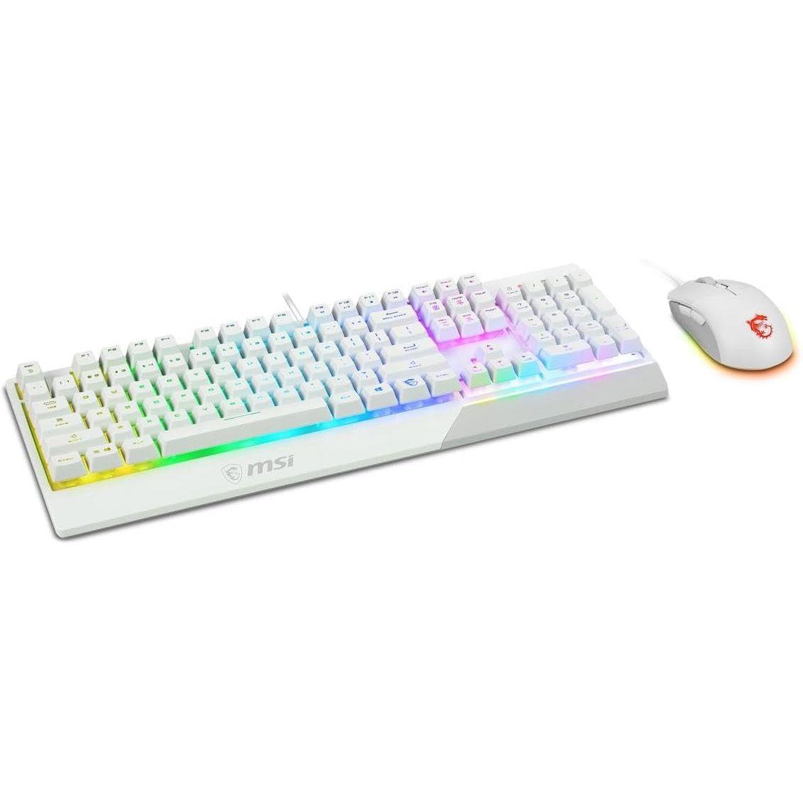 MSI Vigor GK30 Combo RGB GK30 Gaming Keyboard , Gaming Mouse White - PakByte  