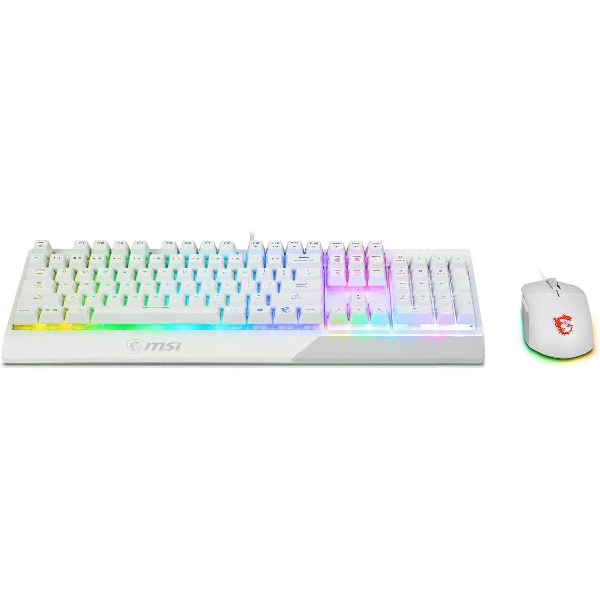 MSI Vigor GK30 Combo RGB GK30 Gaming Keyboard , Gaming Mouse White - PakByte  
