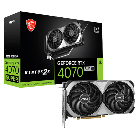 MSI GeForce RTX 4060 Ventus 2X  8GB OC Graphics Card - White - PakByte Computers 