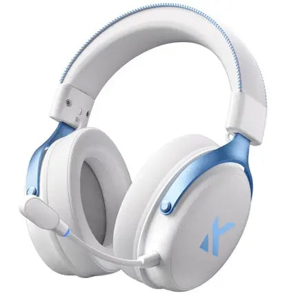 Mchose V9 PRO Wireless Gaming Headset 7.1 Surround Sound - White/Blue