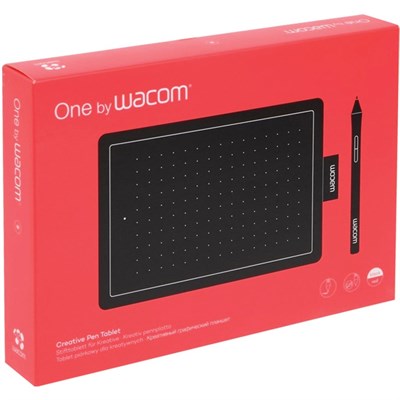 One by Wacom Small Creative Pen Tablet - Black - PakByte Computers  