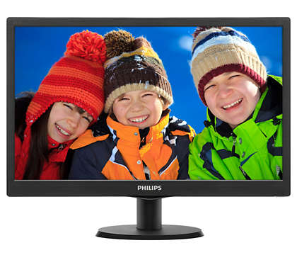 PHILIPS LED IMAGES IN VIVID COLOR 19.5" 203V5LHSB2 - PakByte  