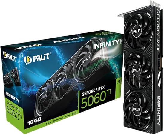 Palit GeForce RTX 5060 Ti Infinity 3 16GB GDDR7 Graphics Card