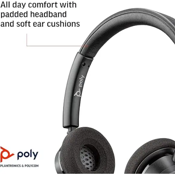 Plantronics C3320 Blackwire USB-C Heasdset - Black - PakByte Computers 