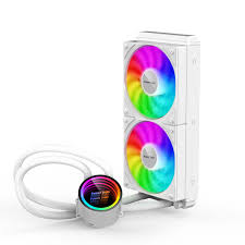 Power Train D240A ARGB Liquid CPU Cooler - White