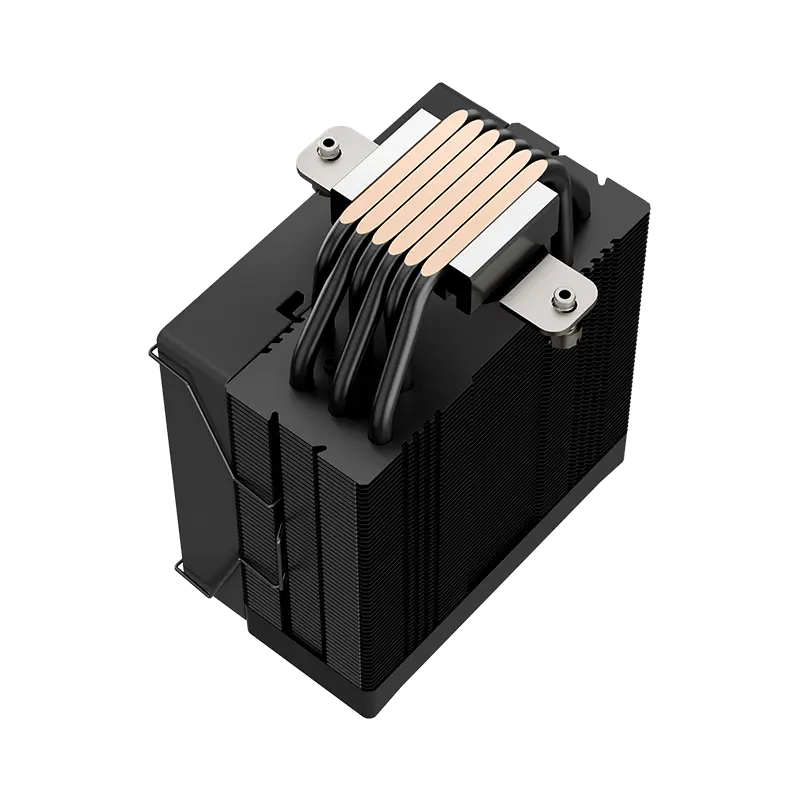 Power Train Aeolus MK2 ARGB CPU Air Cooler with Real-Time Display - Black