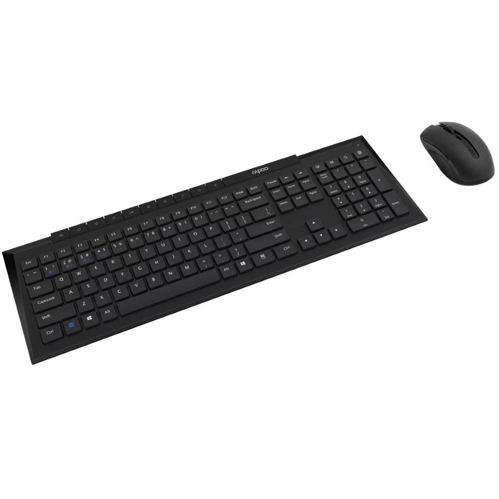 Rapoo 8210M Multi-mode Wireless Keyboard Mouse – Black