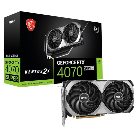 MSI RTX 4070 SUPER VENTUS 2X 12GB (BLACK) - PakByte  