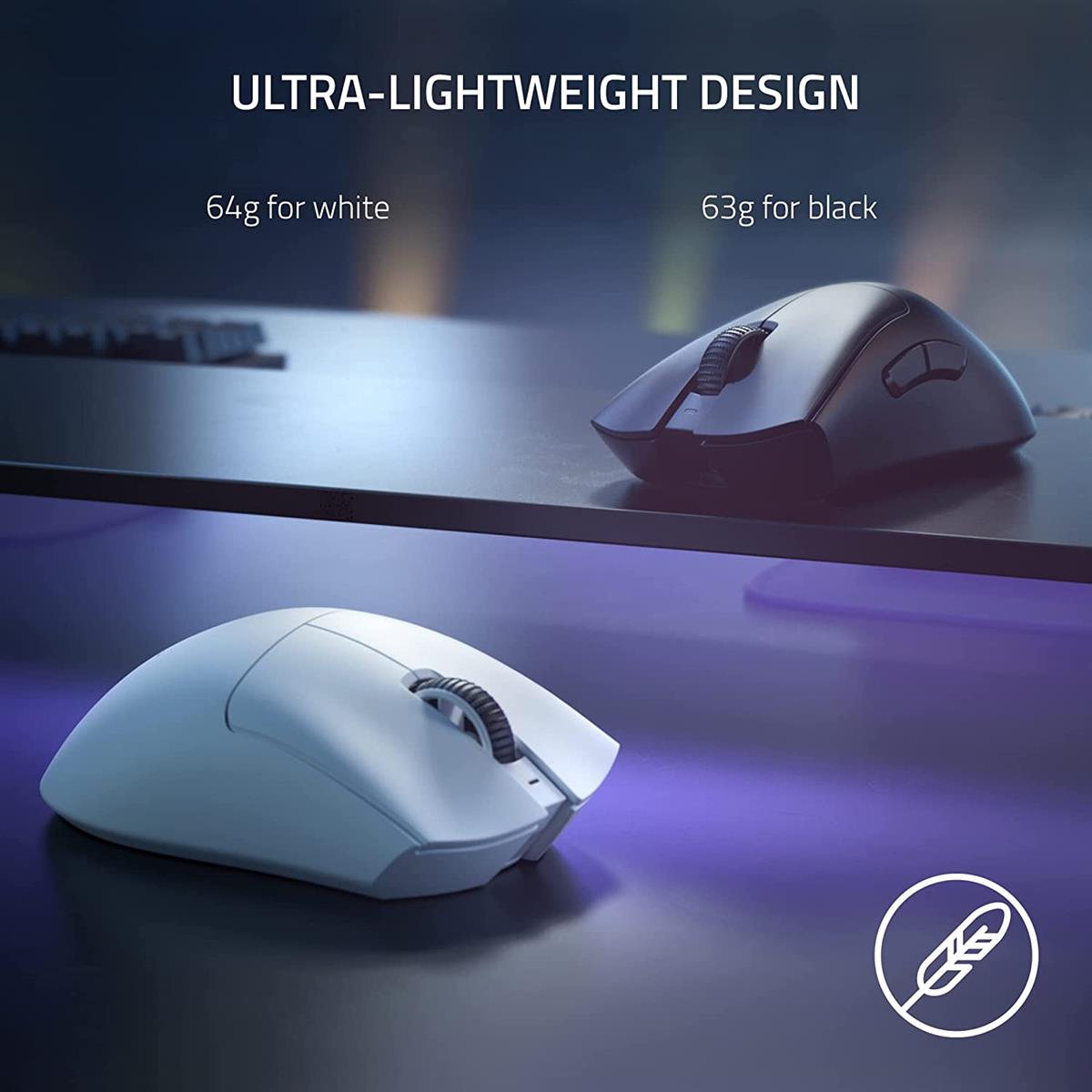 Razer DeathAdder V3 Pro White Wireless Mouse - PakByte  
