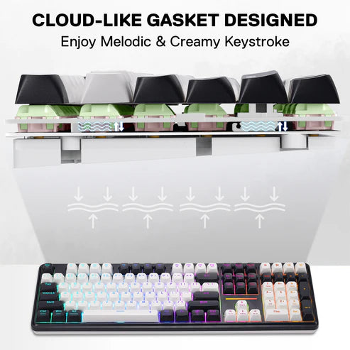 Redragon Antonium Pro K745WB RGB Mechanical Wired Keyboard
