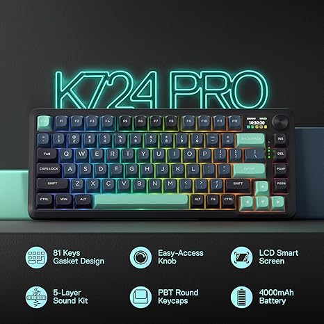 Redragon Behemoth K724 Pro Wireless Gasket Gaming Keyboard