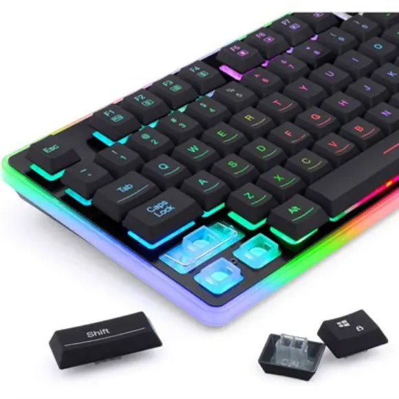 Redragon CENTAUR 2 Rainbow Membrane Gaming Keyboard - PakByte Computers 