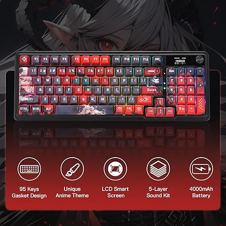 Redragon GALATIN PRO K719AK RGB PRO 95 Keys Redefine Full-Size Gaming Mechanical Keyboard