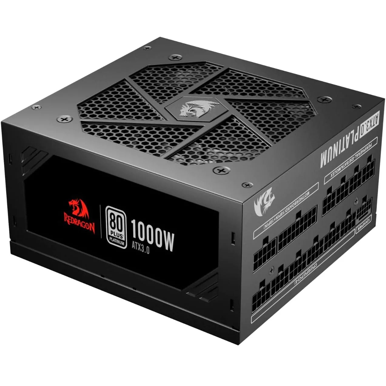 Redragon PS017 1000 Watt ATX Fully Modular Power Supply - PakByte Computers  
