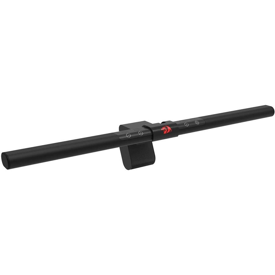 Redragon GML-113 Beryl Monitor Light Bar, E-Reading LED Computer Screenbar Lamp w/6-Level Hue Dimming, Sticker-Free Weighted Hanging Mount & Solid Aluminum Alloy Cover, USB Powered Plug & Play, Black - PakByte  