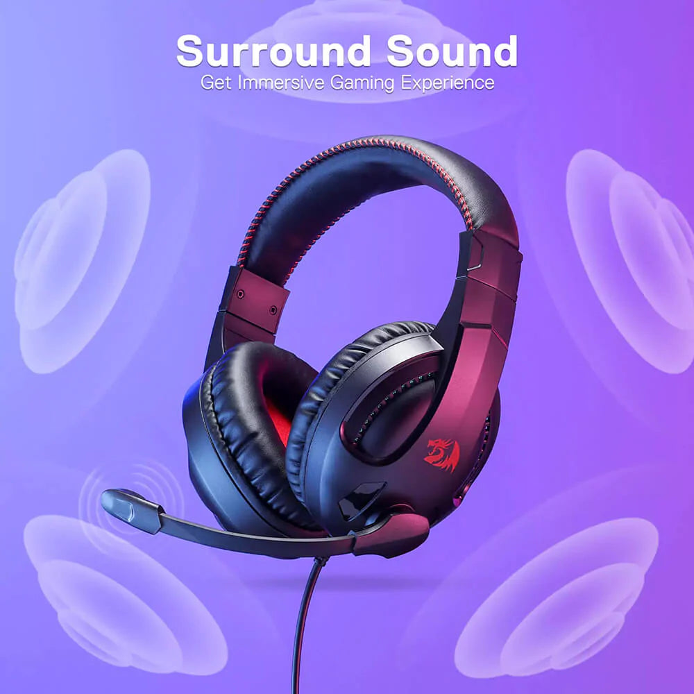 Redragon H211 CRONUS Wired Gaming Headset (Black) - PakByte  