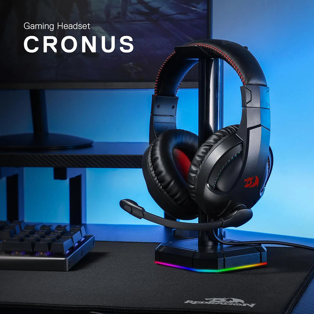 Redragon H211 CRONUS Wired Gaming Headset (Black) - PakByte  