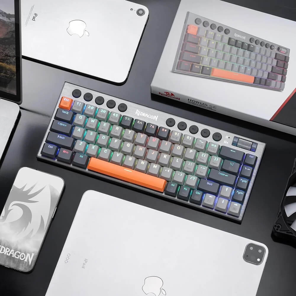 Redragon K609 HORUS PRO 65% Wireless RGB Mechanical Keyboard - PakByte  