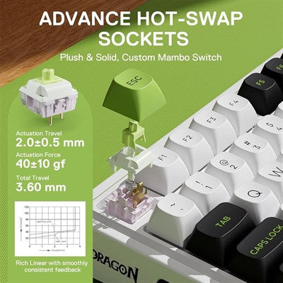 Redragon K686 Eisa Max Wireless Gasket Mechanical Gaming Keyboard