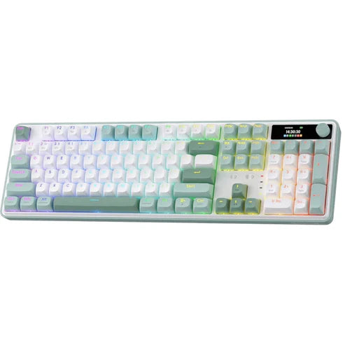 Redragon K761WG RGB WYVERN PRO Keyboard with LCD Screen & Knob
