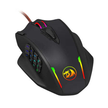 Redragon M908 Impact RGB LED MMO Gaming Mouse - PakByte Computers  