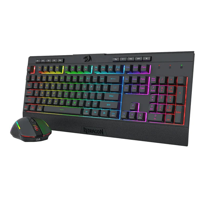 Redragon S151 PRO RGB Membrane Keyboard & Mouse Wireless Combo
