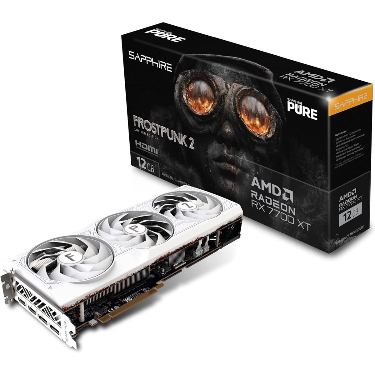 SAPPHIRE PURE RX 7700XT FROSTPUNK 2 EDITION 12GB - PakByte  