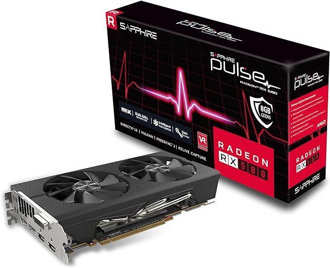 SAPPHIRE Radeon Pulse RX 580 8GB GDDR5 Graphic Cards - PakByte Computers 