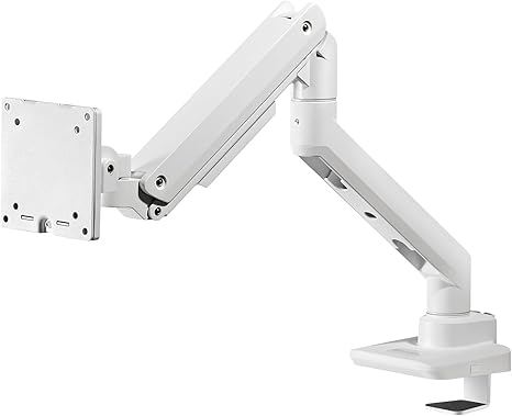 SilverStone Technology ARM14W Single Monitor Arm - White - PakByte Computers  