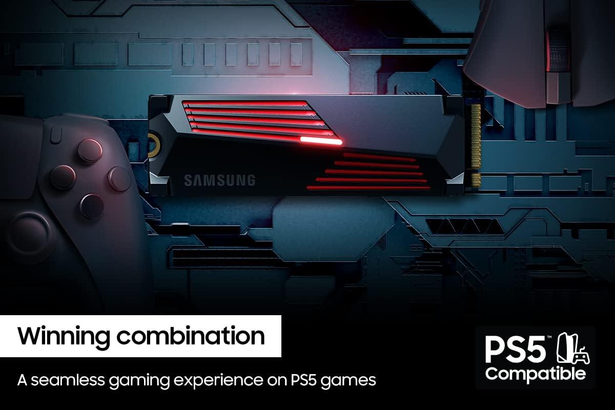 Samsung 990 PRO with Heatsink 1TB Gen4 M.2 NVMe SSD - PakByte Computers  