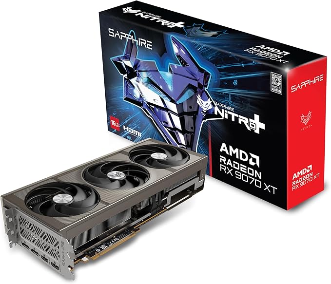 Sapphire Nitro+ AMD Radeon™ RX 9070 XT Gaming OC 16GB GDDR6 Graphics Card