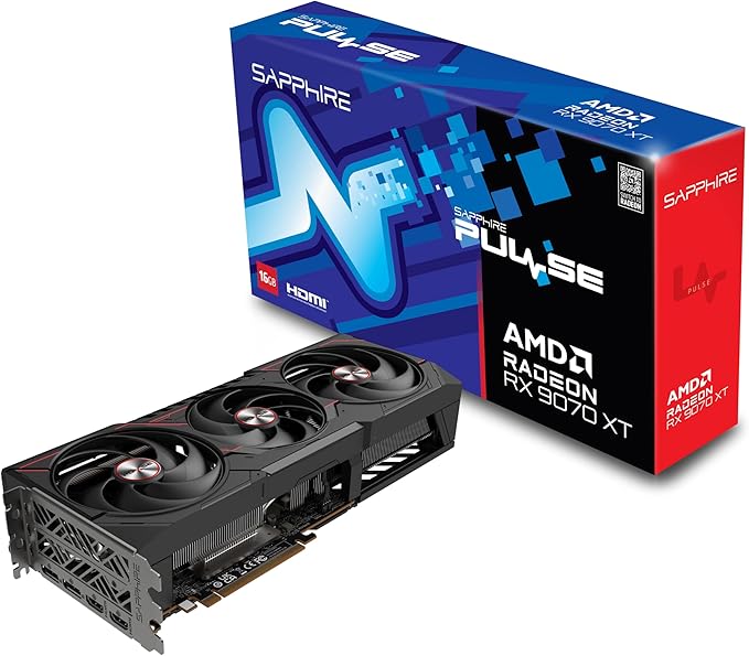 Sapphire Pulse AMD Radeon RX 9070 XT 16GB Gaming Graphics Card