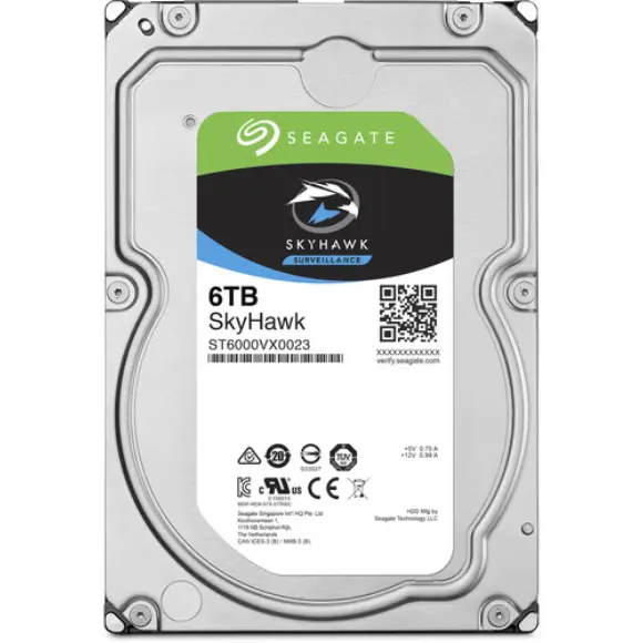 Seagate 6TB SkyHawk SATA III 3.5" Internal Surveillance Hard Drive