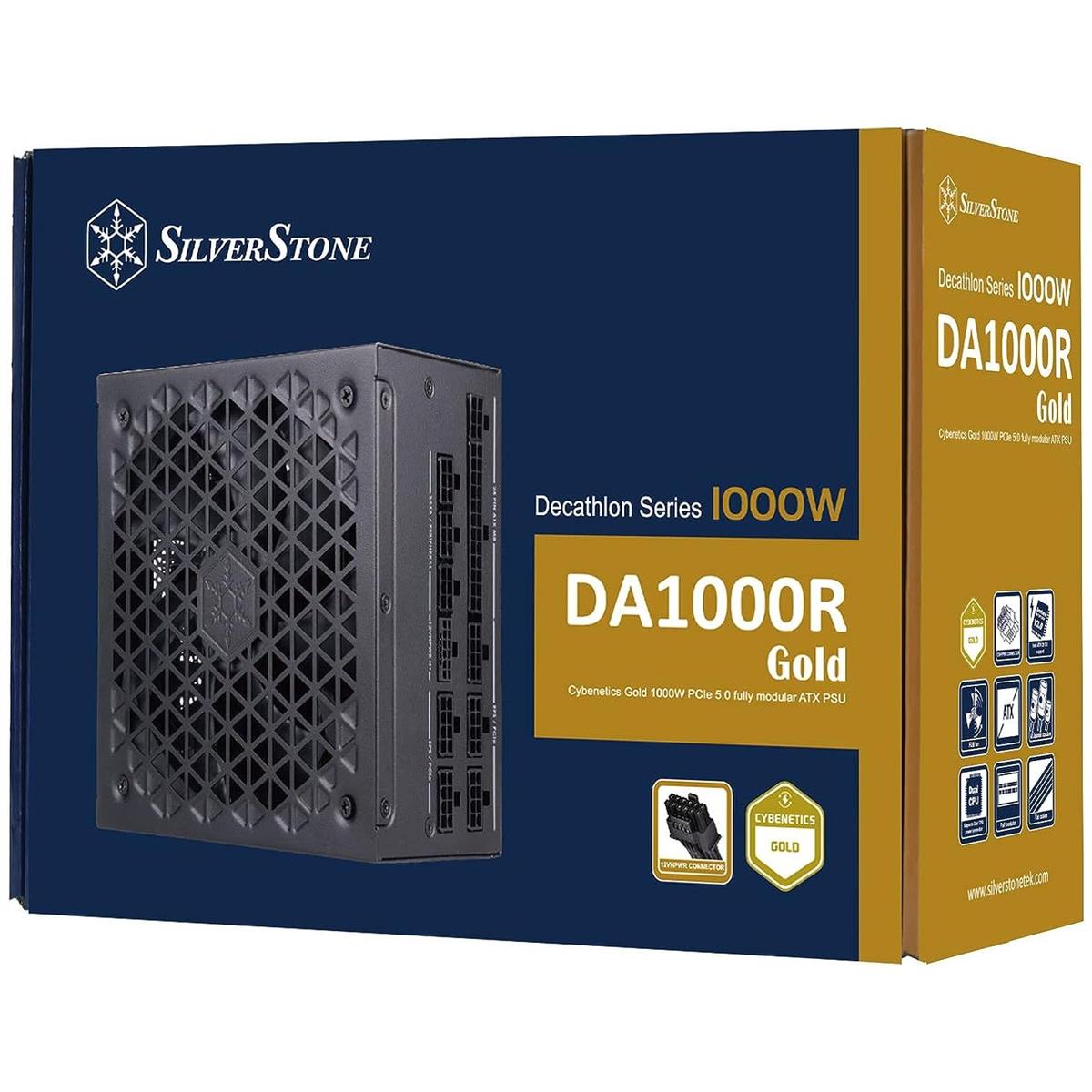 SilverStone DA1000R Gold 1000W PCIe 5.0 Fully Modular Power Supply