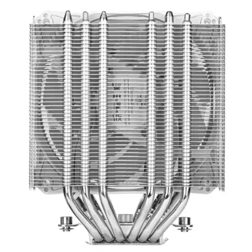 SilverStone SST-HYD120W-ARGB-V2 Hydrogon D120 White ARGB Dual Tower CPU Cooler With 6 Heat-pipes and Dual 120mm ARGB Fans - PakByte  