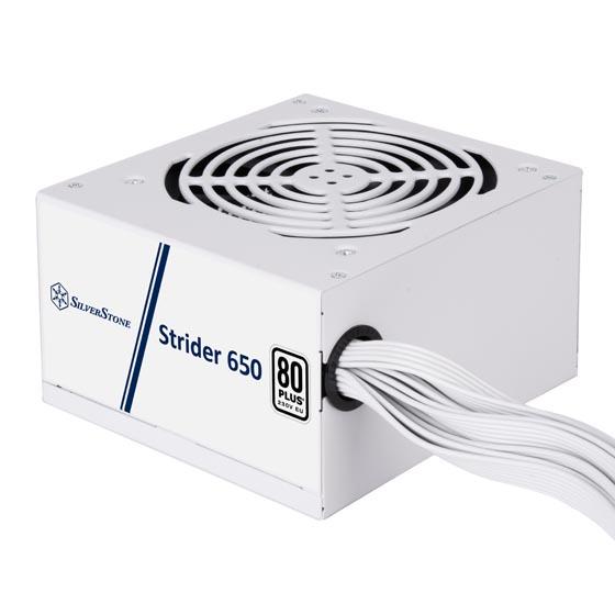 SilverStone Strider 650W 80 Plus Power Supply - White