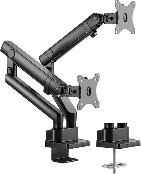SilverStone Technology ARM25 Dual Monitor Arm - Black - PakByte Computers  