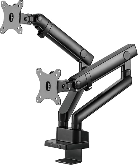 SilverStone Technology ARM25 Dual Monitor Arm - Black - PakByte Computers  