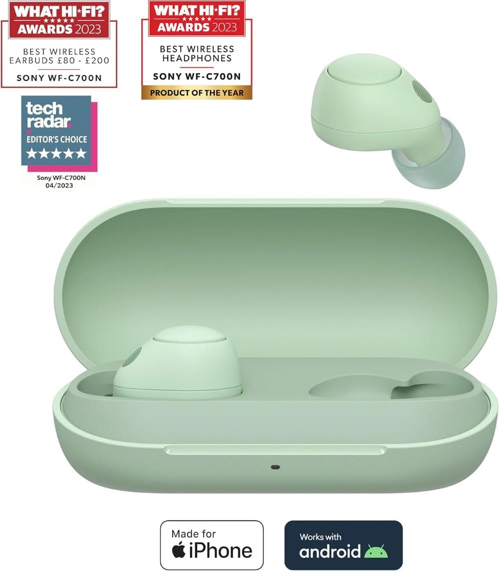 Sony WF-C700N Wireless Earbuds - Green - PakByte Computers  