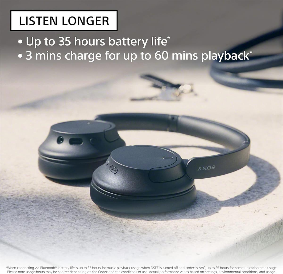 Sony WH-CH720N Wireless Bluetooth Headphones - Off White - PakByte Computers  