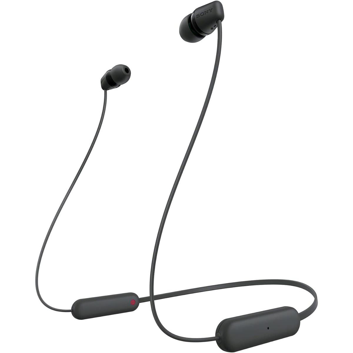 Sony WI-C100 Wireless In-Ear Bluetooth Headphones - Black - PakByte Computers  