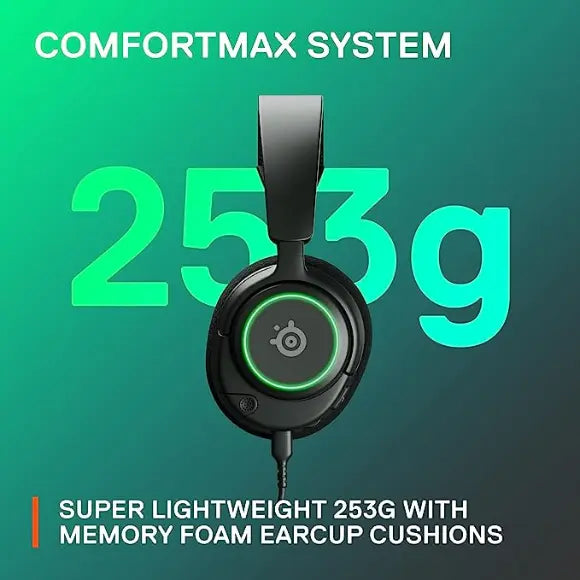 SteelSeries Arctis Nova 3 Multi-Platform Gaming Headset - Black (61631) - PakByte Computers 