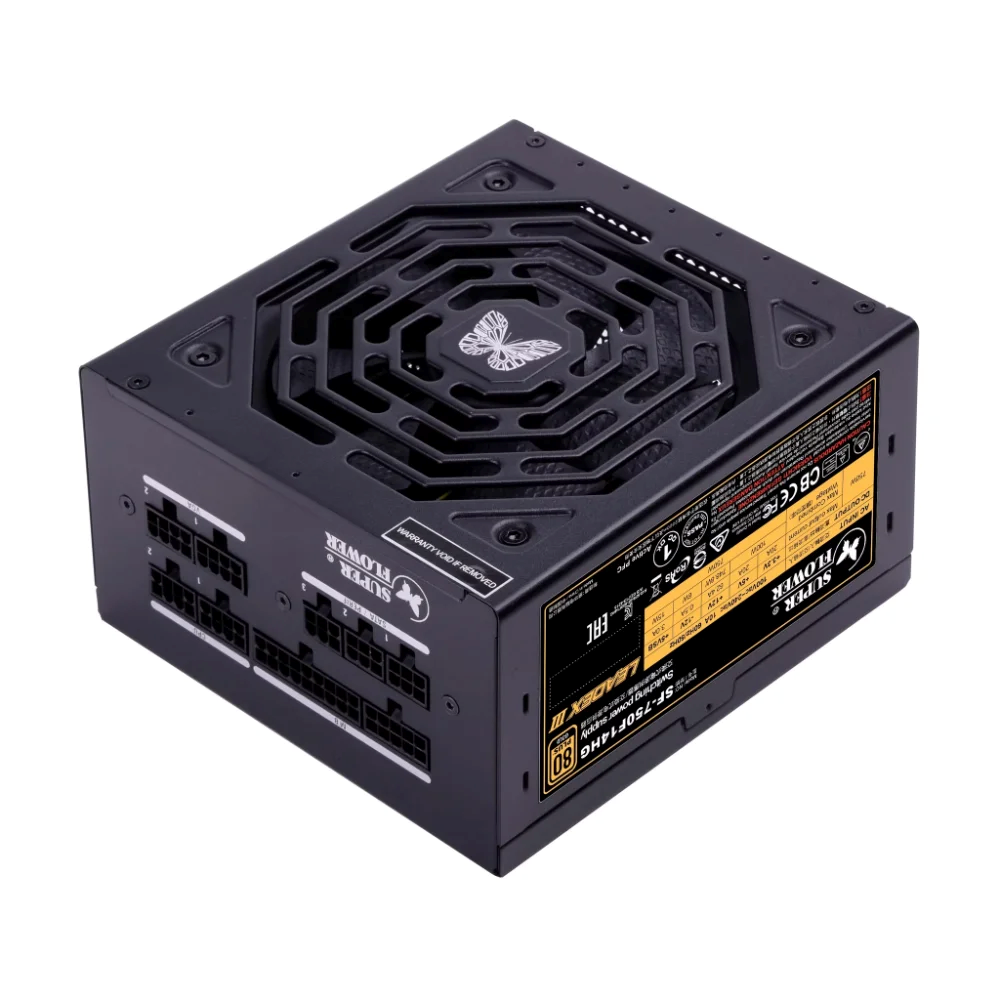 Super Flower Leadex III Gold 750W Fully Modular PCIe 5.0 Power Supply - EasySkins, Inc. 