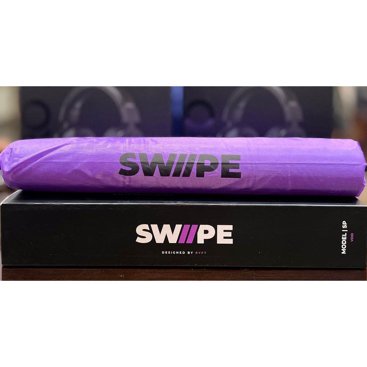 Swipe Signature Performance Gaming Mouse Pad - Black/Purple - Large - PakByte Computers  