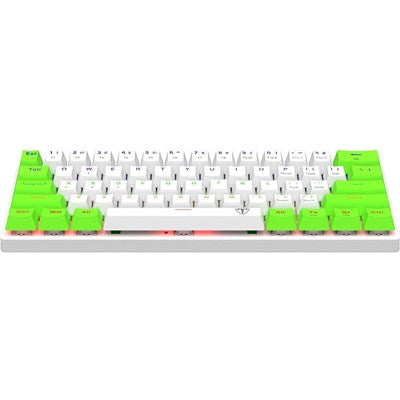 T-DAGGER Arena T-TGK321 Mechanical Gaming Keyboard - White/Green - PakByte Computers 