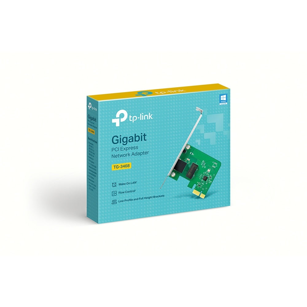 TP-Link TG-3468 Gigabit PCI Express Network Adapter - PakByte Computers  