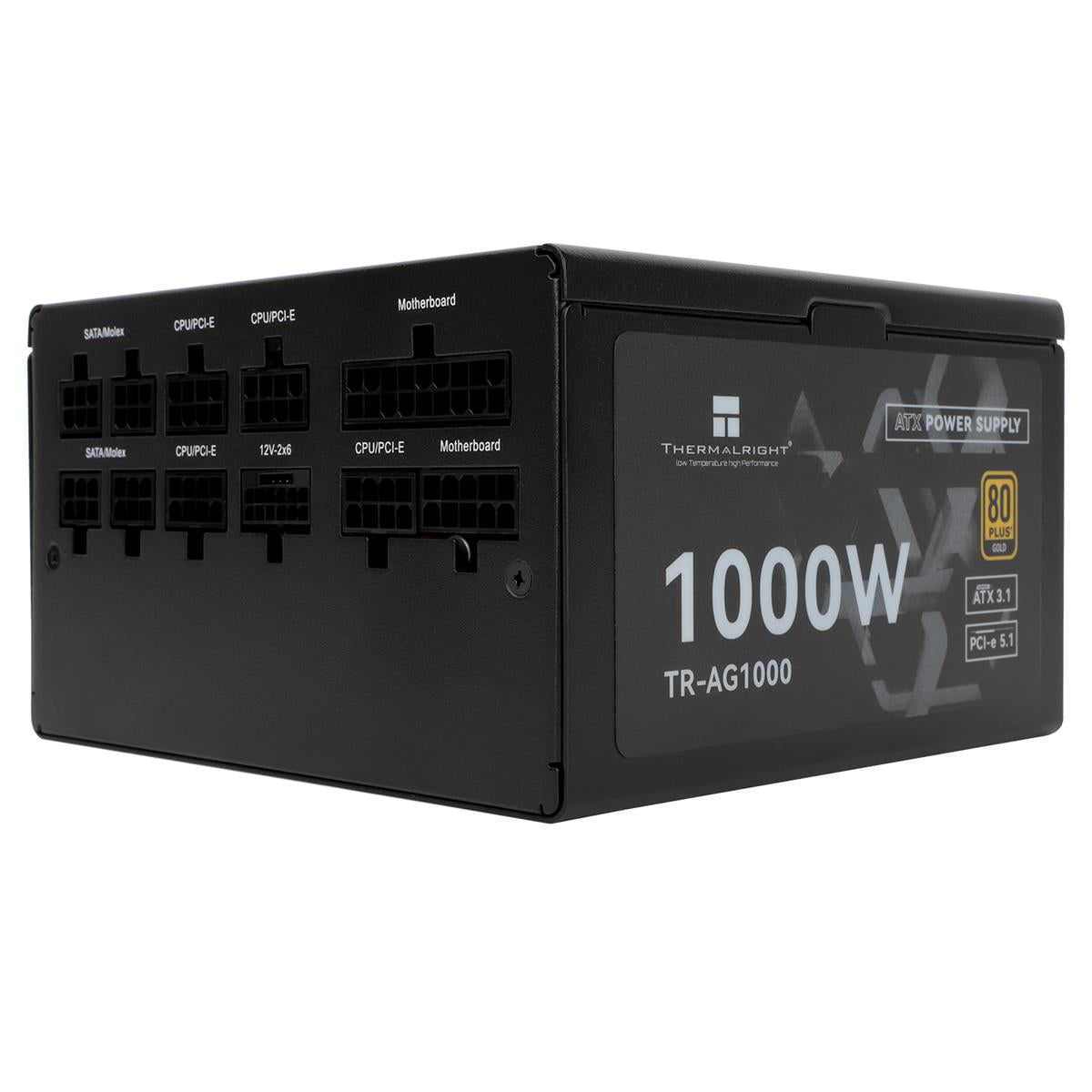 Thermalright AG-1000 1000W 80 Plus Gold Fully Modular ATX 3.1 Power Supply - PakByte Computers  