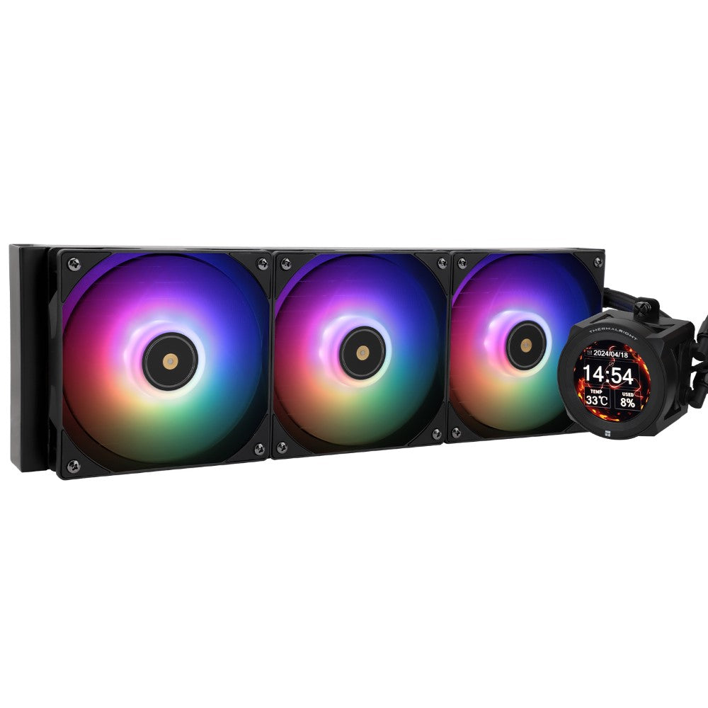 Thermalright Core Vision 360 ARGB AIO CPU Liquid Cooler - Black