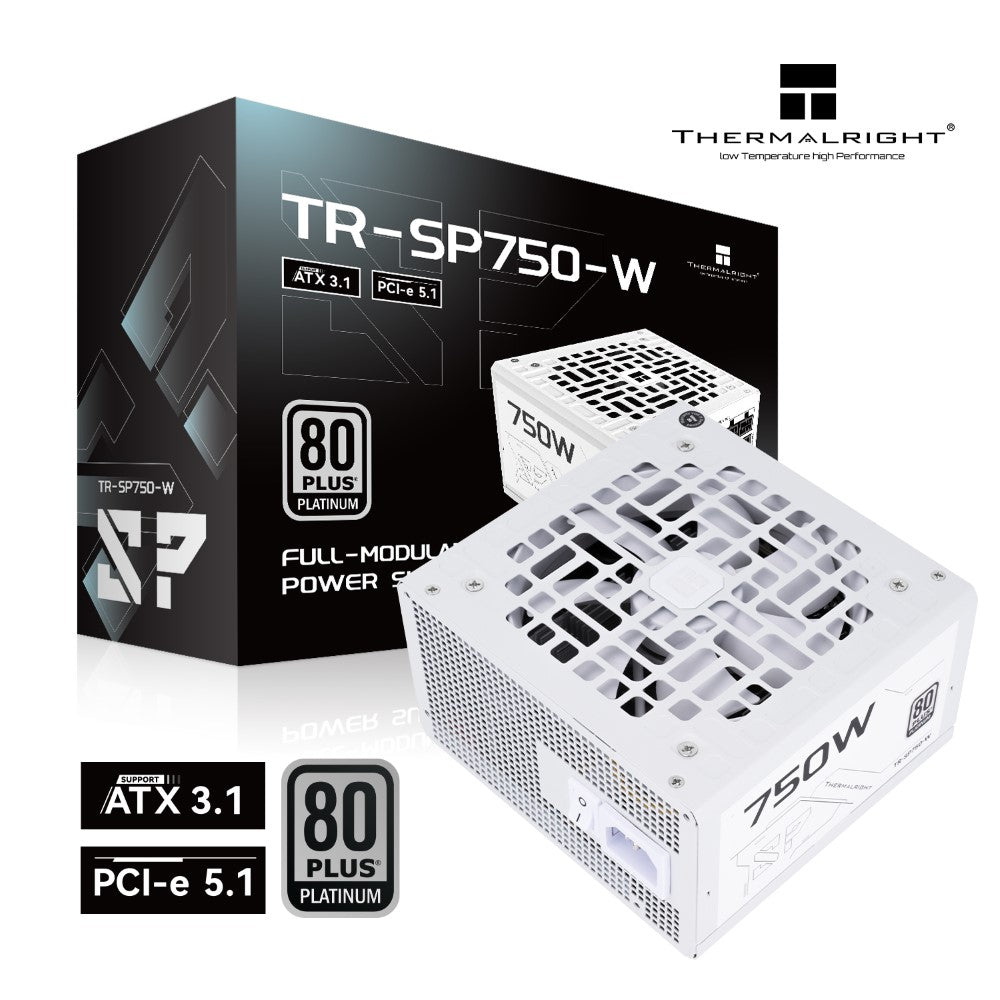 Thermalright SP-750 750W 80 Plus Platinum Fully Modular Power Supply - White