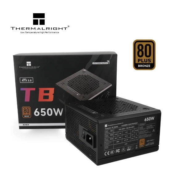 Thermalright TB-650S 650W 80+ Bronze Power Supply - PakByte  